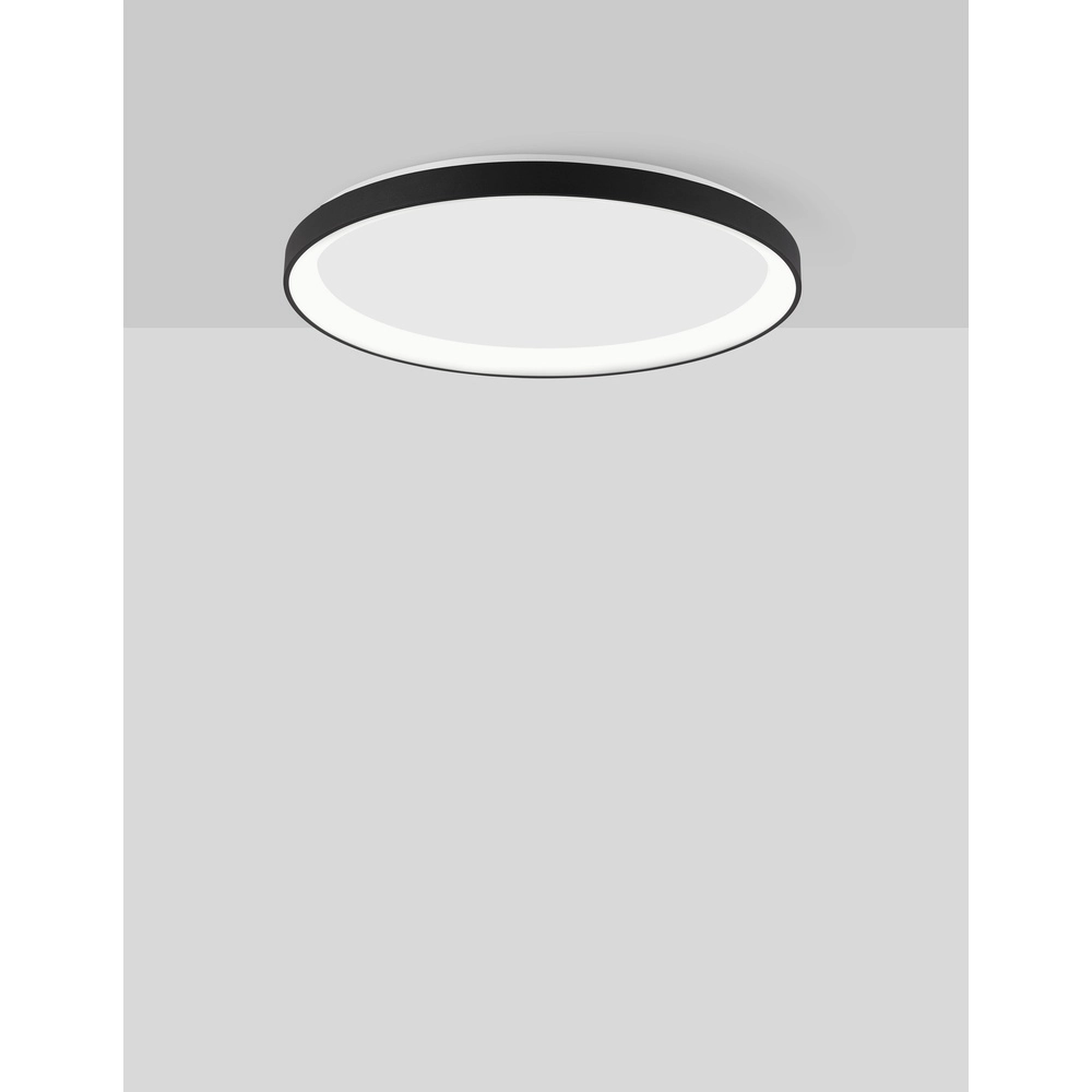 Design ceiling light Pertino Ø 48cm black