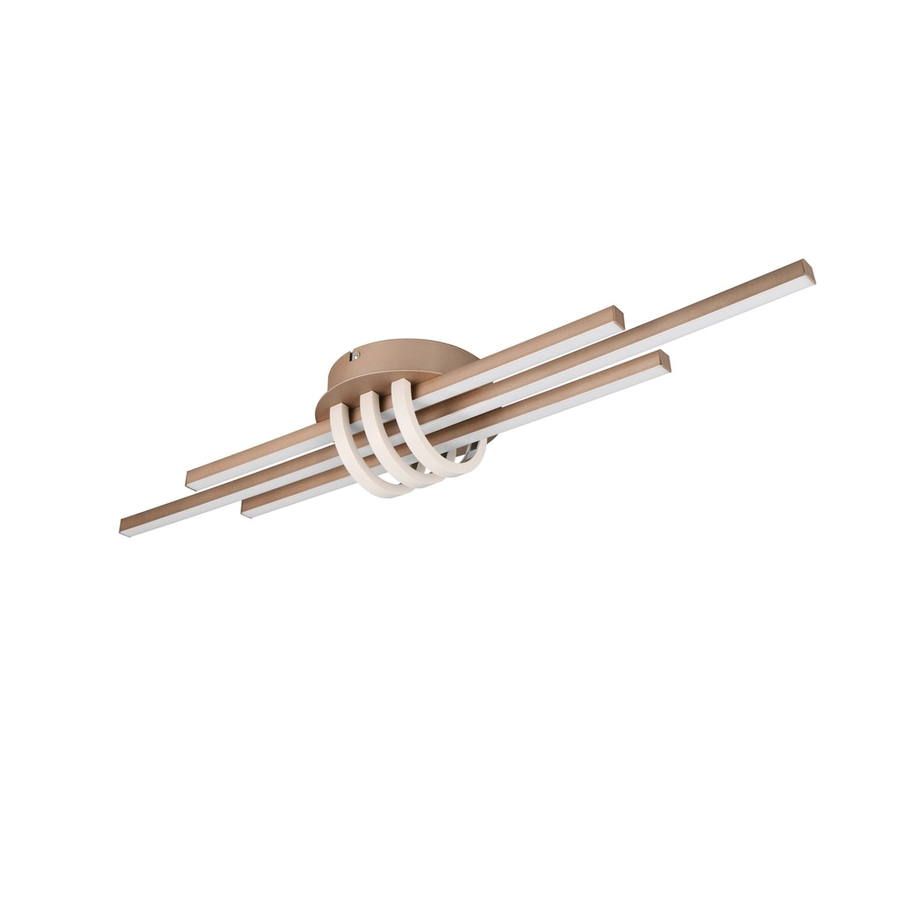Ceiling lamp Cinto Design mocha brown Trio 4017807612486