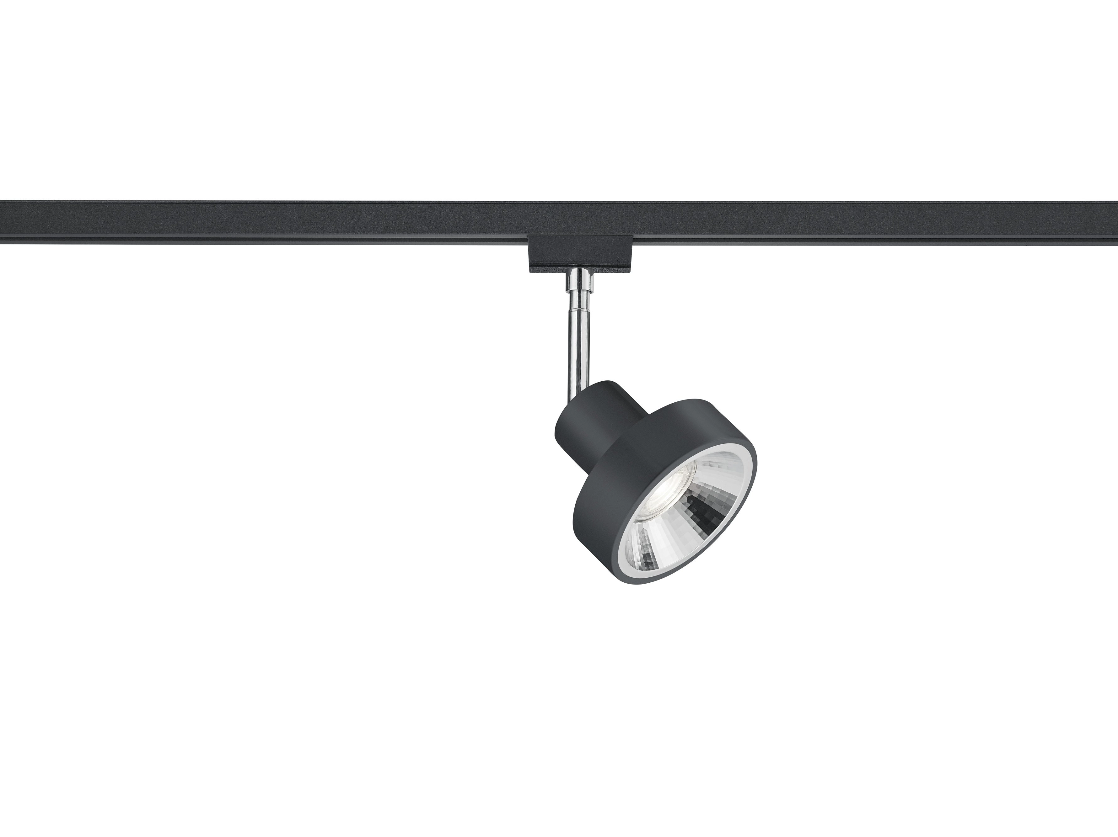 2-phase rail spot Duoline black with chrome