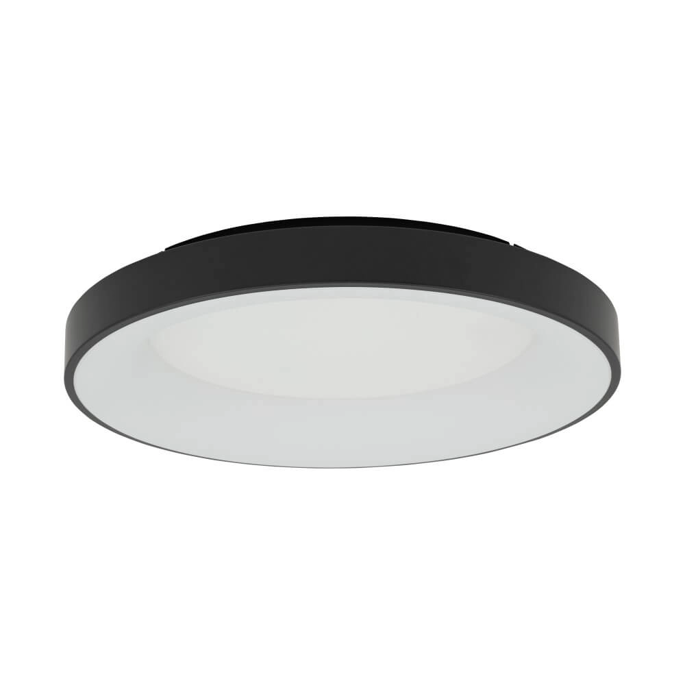 Round ceiling lamp Nikki Round black Ø 60cm