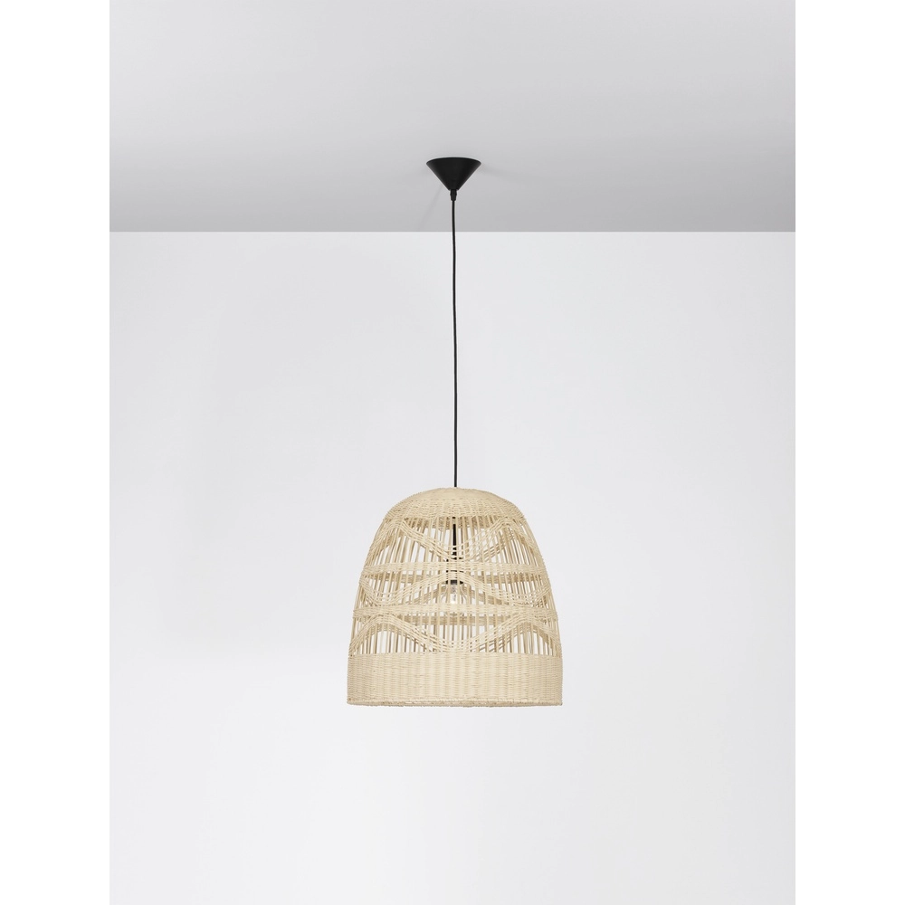 Rattan pendant lamp Marlo Ø 46cm Lyora 5212017438836