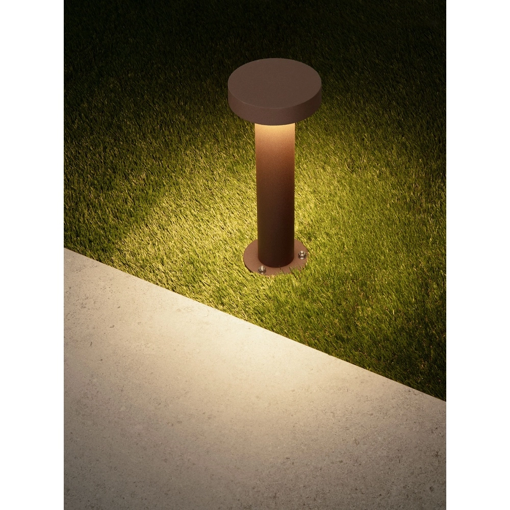 Desing garden lamp Gong rust brown 30cm - 2700K Lyora 5212017496201