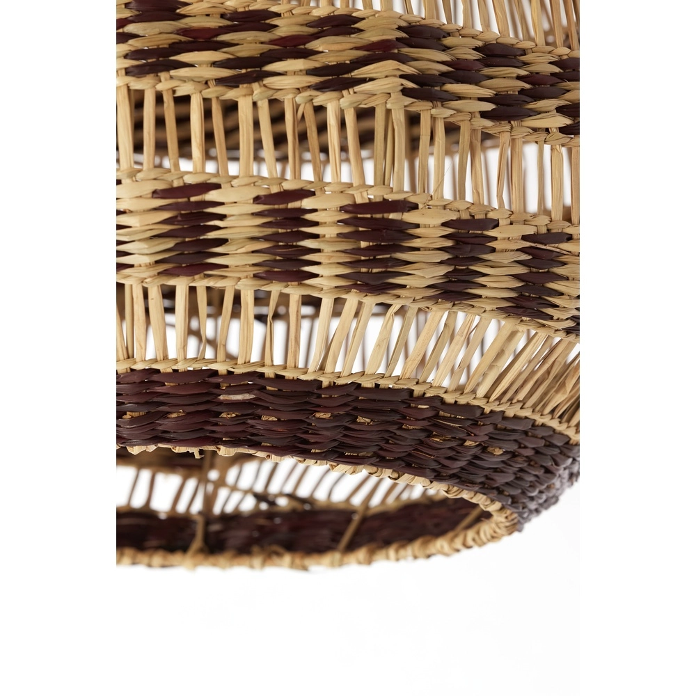 Rattan pendant lamp Soluna Ø 56cm - dark brown natural Light & Living 8717807836788