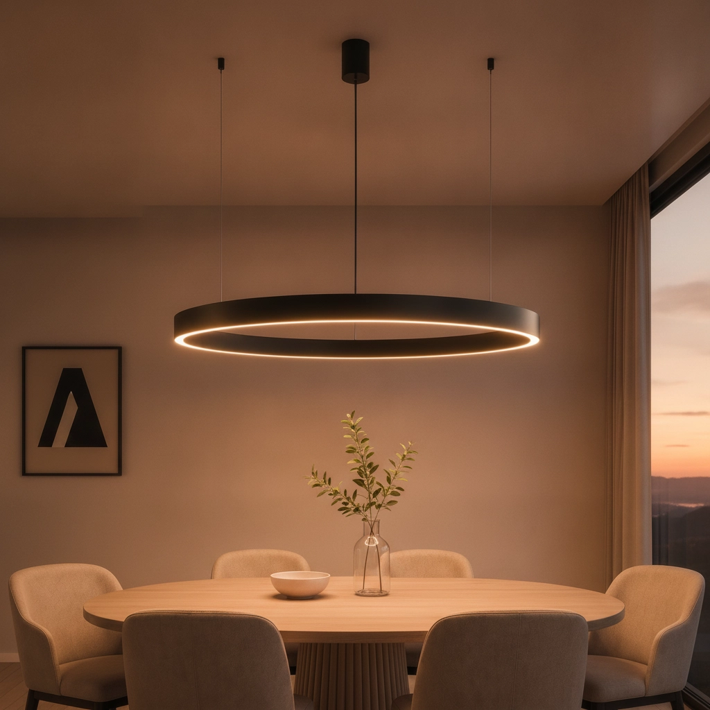 Pendant lamp Motif black Ø 100cm 3000K