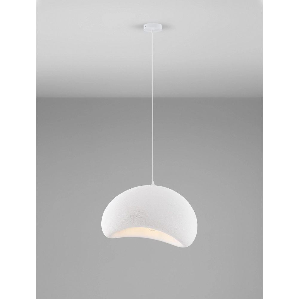Natural pendant lamp Aere white 50cm Lyora 5212017460783
