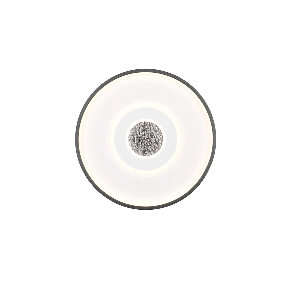 Round ceiling lamp Nazar black and white Trio 4017807659641