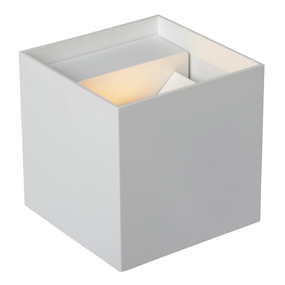 Square wall spotlight Axi 2 x 7W IP54 white