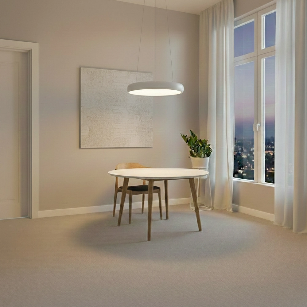 Design pendant lamp Albi white Ø 41cm