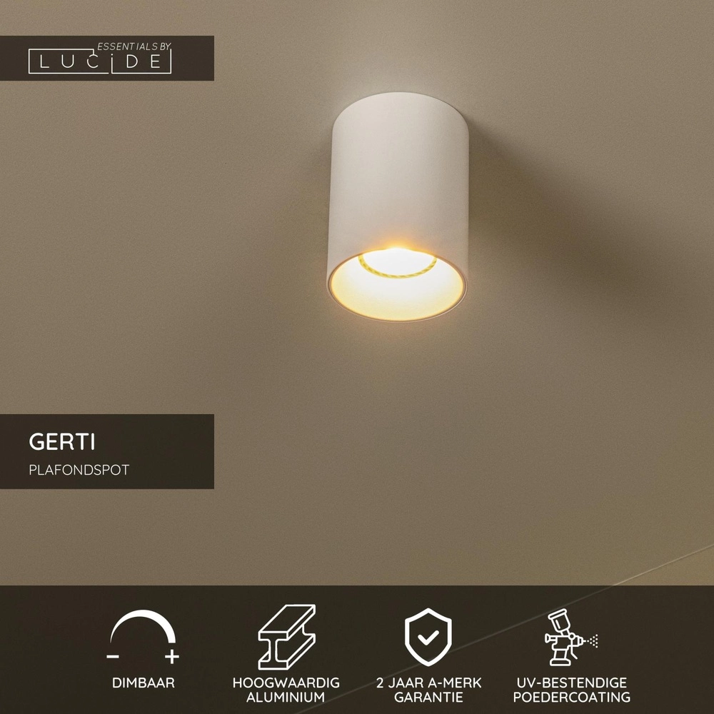 Surface-mounted spot Gerti white Lucide 5411212094322