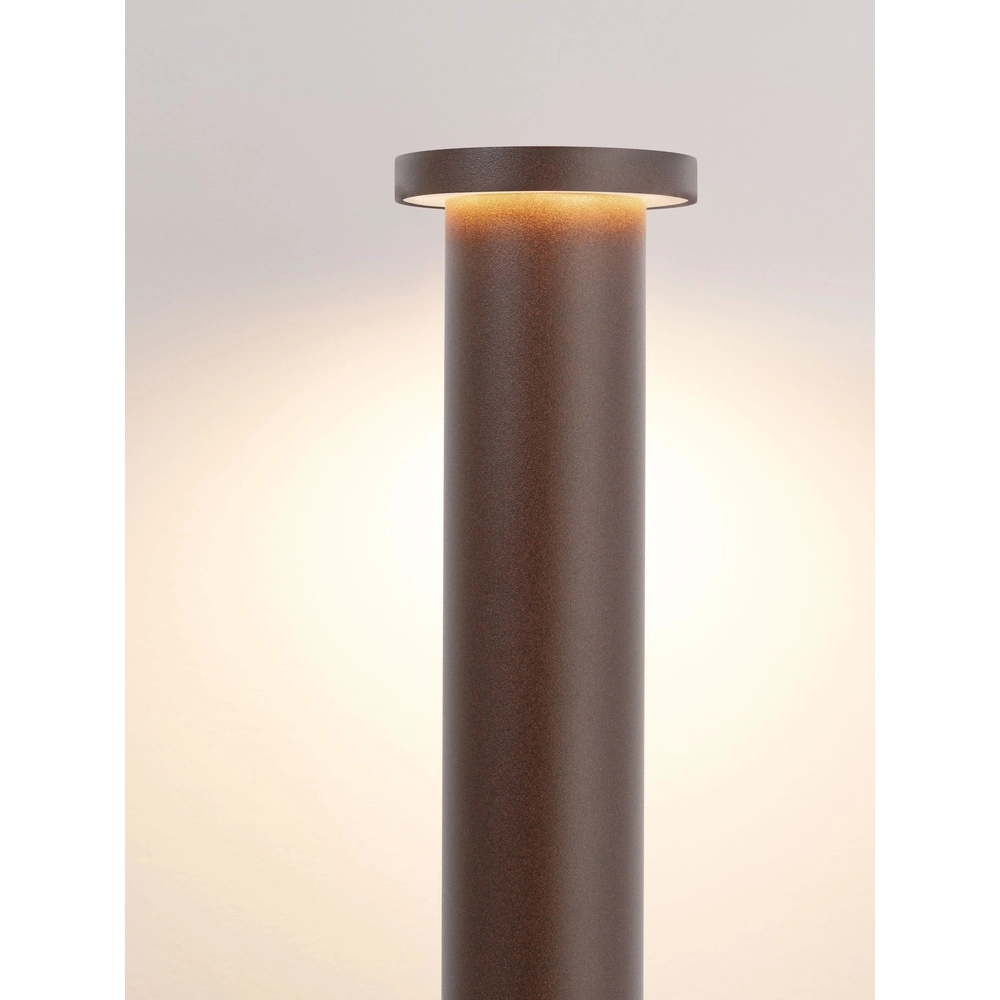 Modern path lighting Bast rust brown 65cm - 2700K Lyora 5212017497673