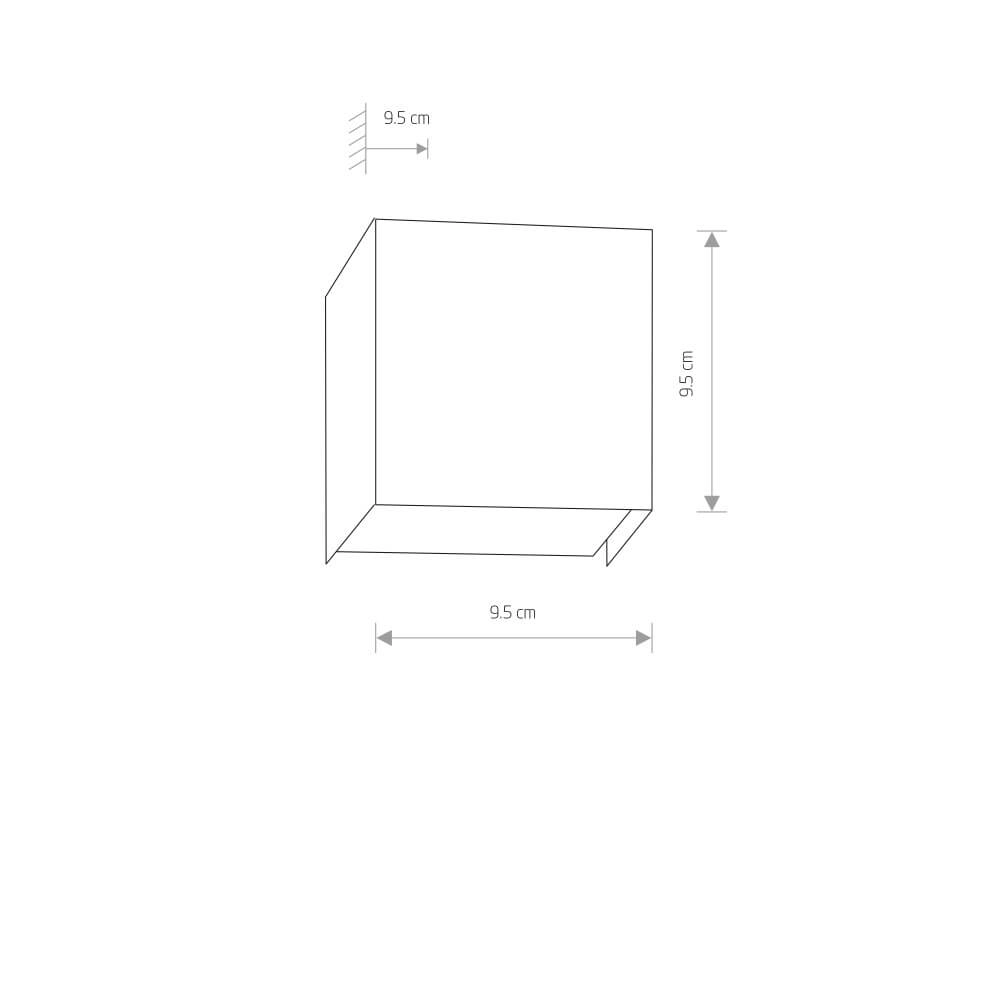 Square up- and downlighter Cube Lyora 5903139527293