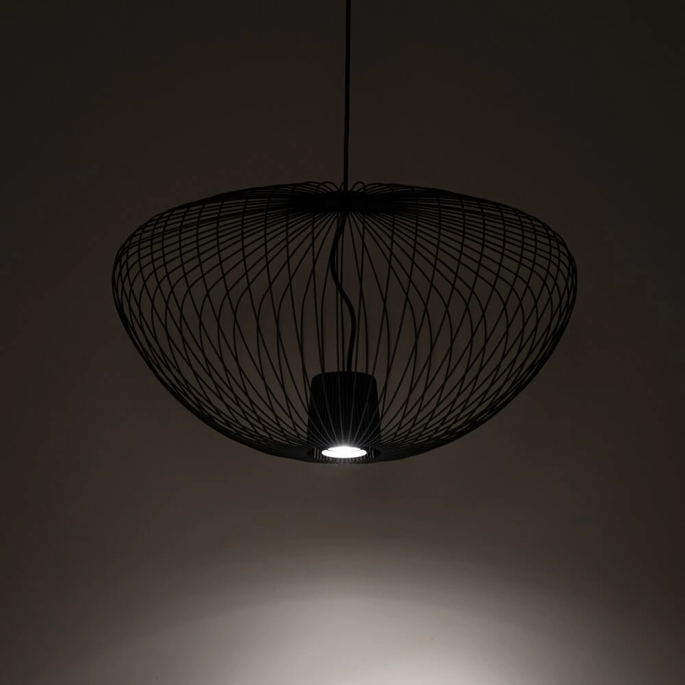 Rattan pendant lamp Pumpkin M Ø 54.5cm Lyora 5903139112451