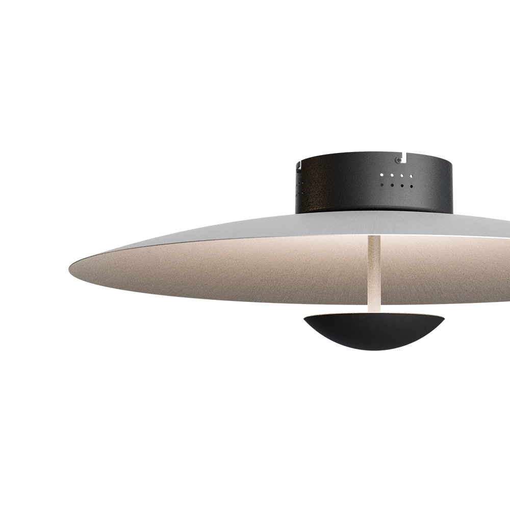 Ceiling lamp Scala Ø 60cm black with nickel Masterlight 8718121397443