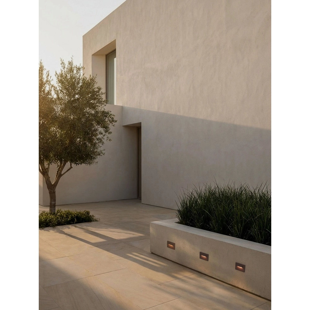 Recessed light Recto for wall rust brown Lyora 5212063504967