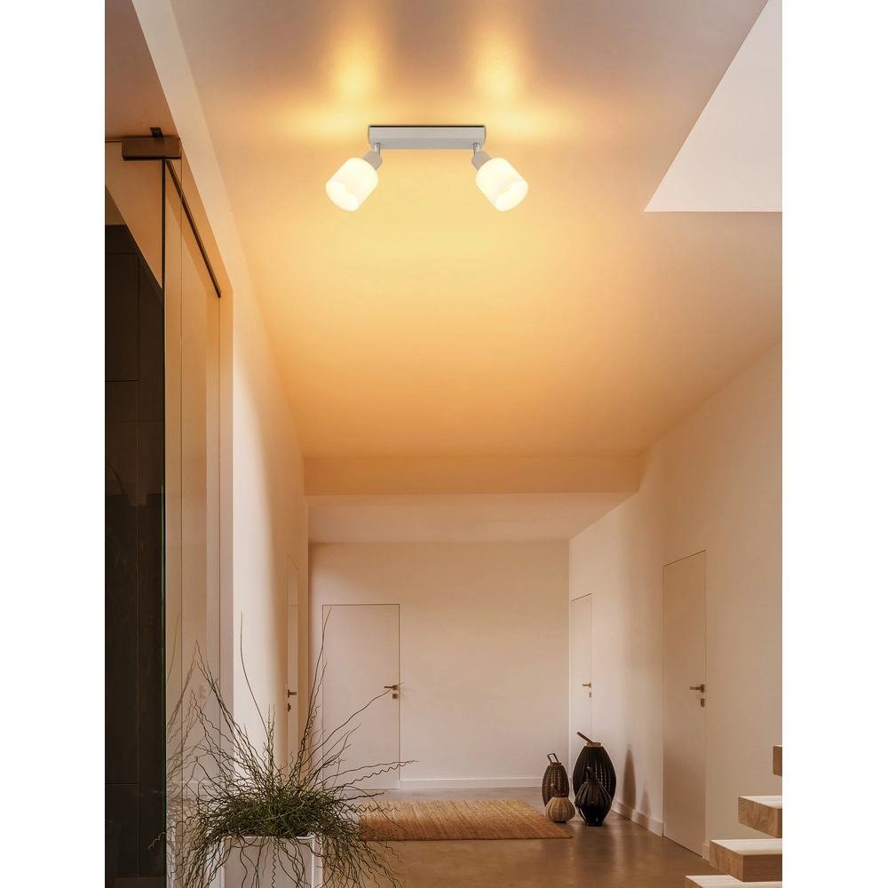 2-light ceiling spotlight Trent sand brown Globo 9007371575961