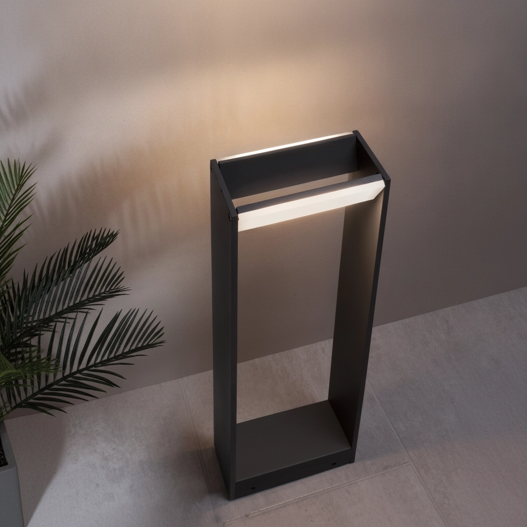 Directional garden lamp Twin grey