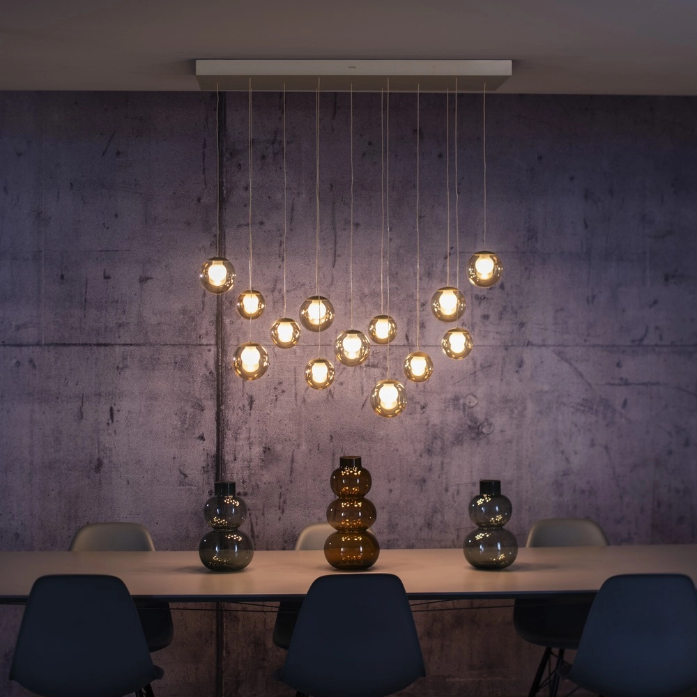 13-light pendant lamp Pure Popup Bronce Paul Neuhaus 4012248398319
