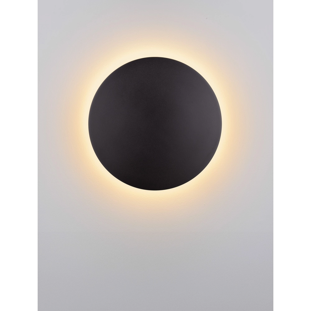 Round wall lamp Copper black Ø 24cm Lyora 5212017447364