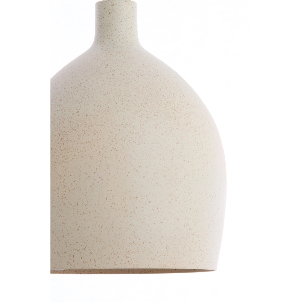 Metal pendant lamp Rosero Ø 24cm - sand brown Light & Living 8717807787653