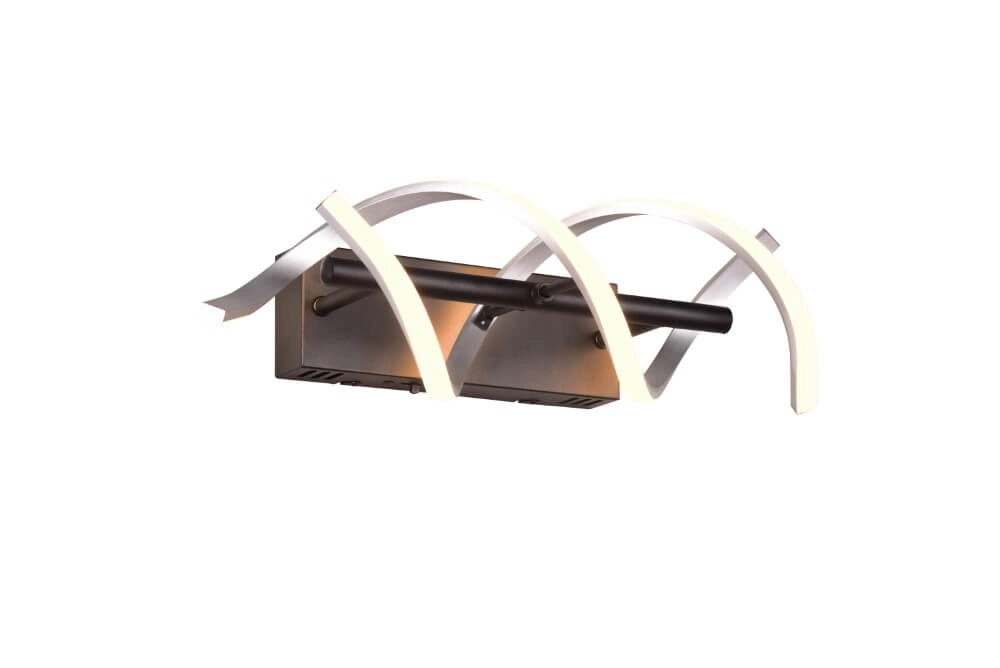Design wall lamp Sequence brushed metal Trio 4017807541793