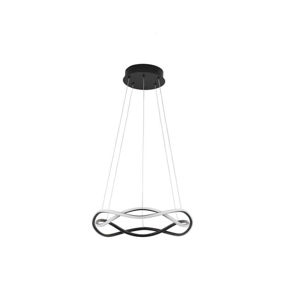 Design pendant lamp Jinal black Ø 45cm Lyora 5212017438720