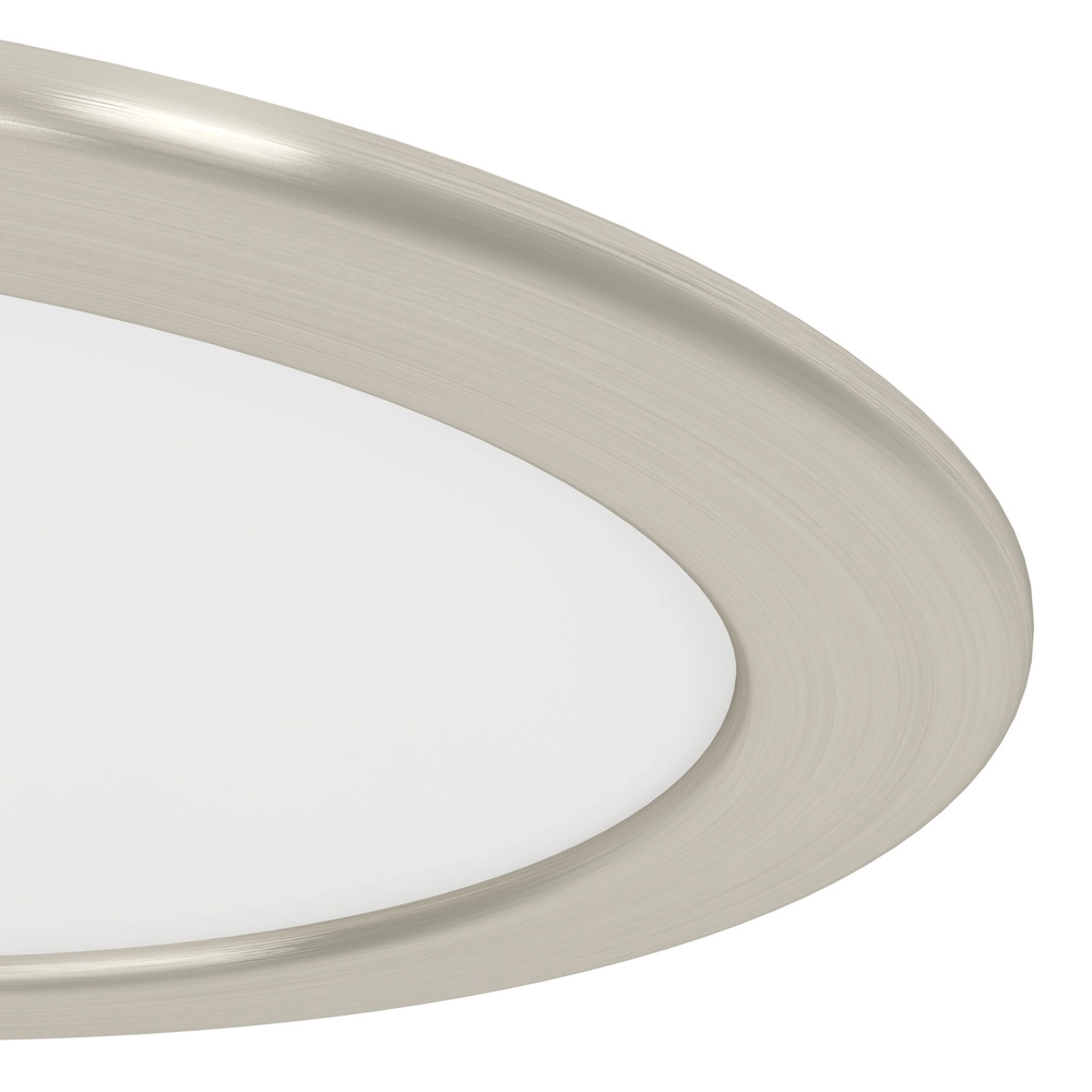 IP44 recessed lamp Fueva 6-Z Zigbee - stainless steel - Ø 16.8cm Eglo 9008606331048
