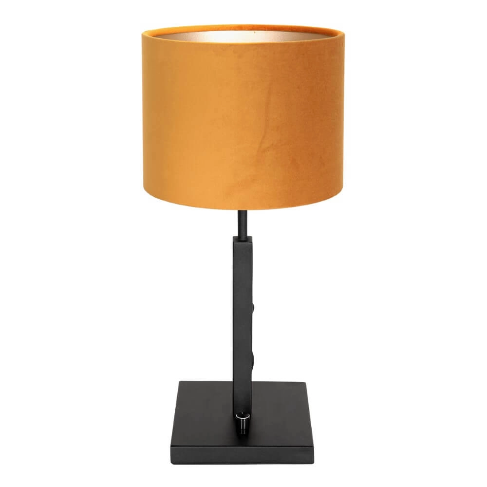 Table lamp Stanger black with gold velvet Steinhauer 8712746146349