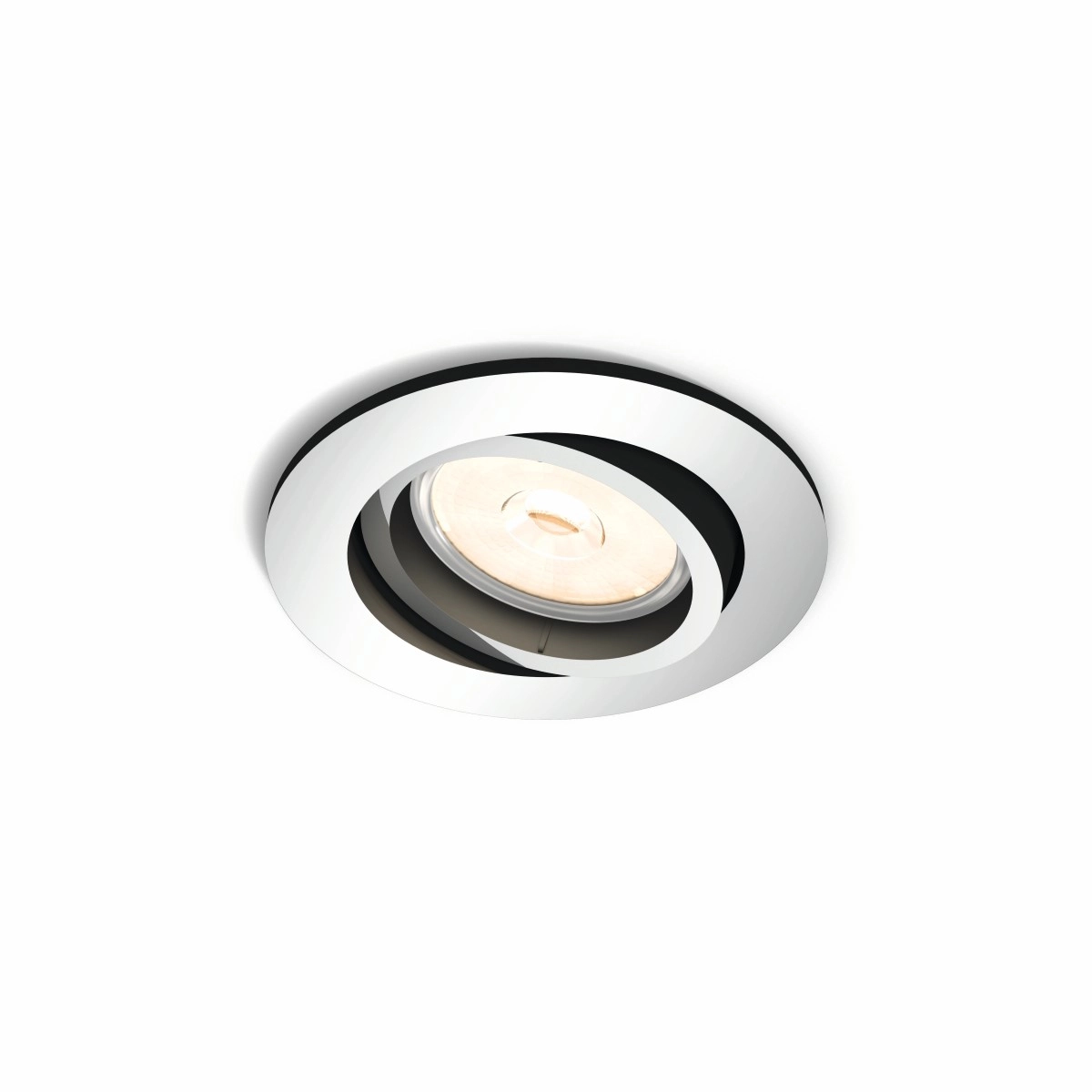 Directional recessed spotlight Donegal GU10 9cm round grey Philips 8718696160855