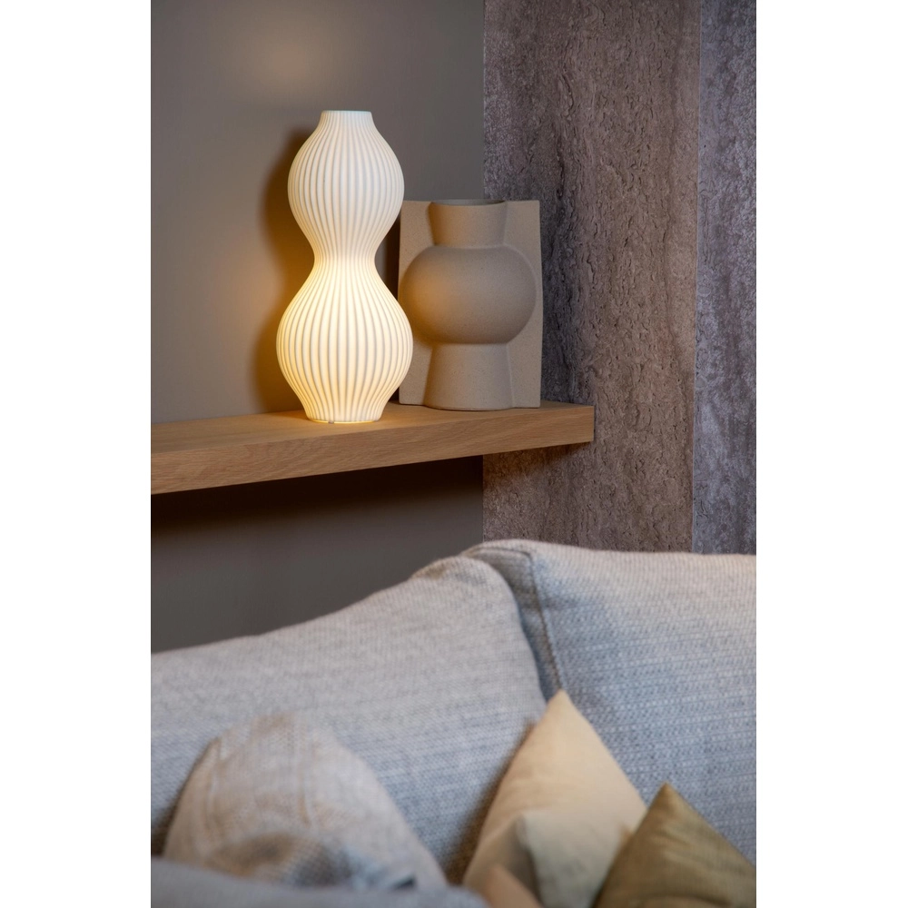 Vase table lamp Momoro white Lucide 5411212134516