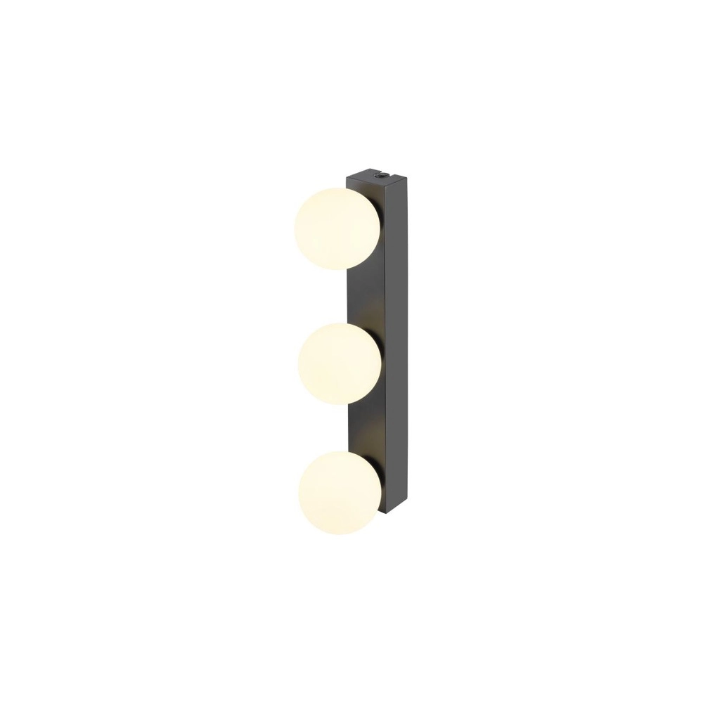 Wall lamp Sun Mirror 4-light black