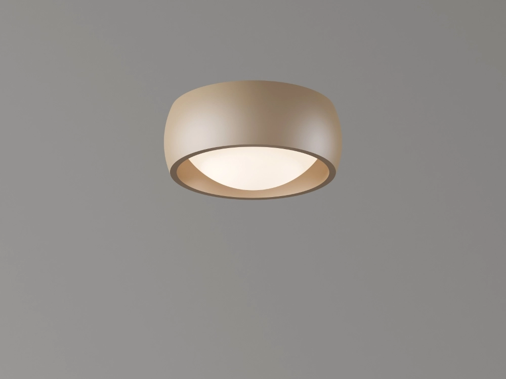 Sleek ceiling lamp Montana Ø15cm - Champagne