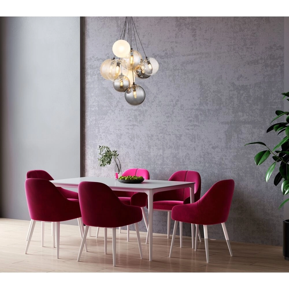 Black pendant lamp Ballgi glass Globo 9007371453160
