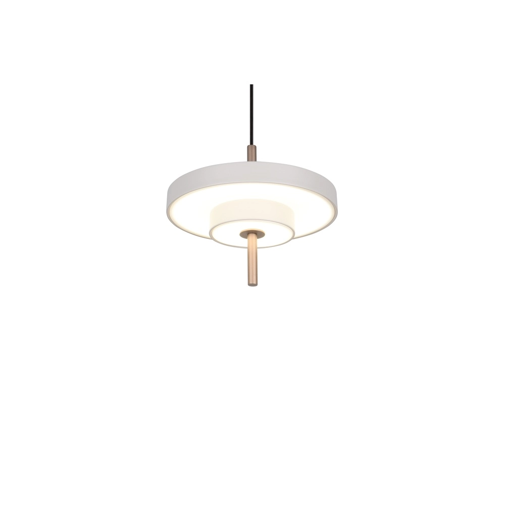 Design pendant lamp Keaton white Ø 20cm Trio 4017807653328