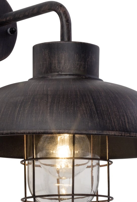 Rusty brown stable lamp Portland Brilliant 4004353256196