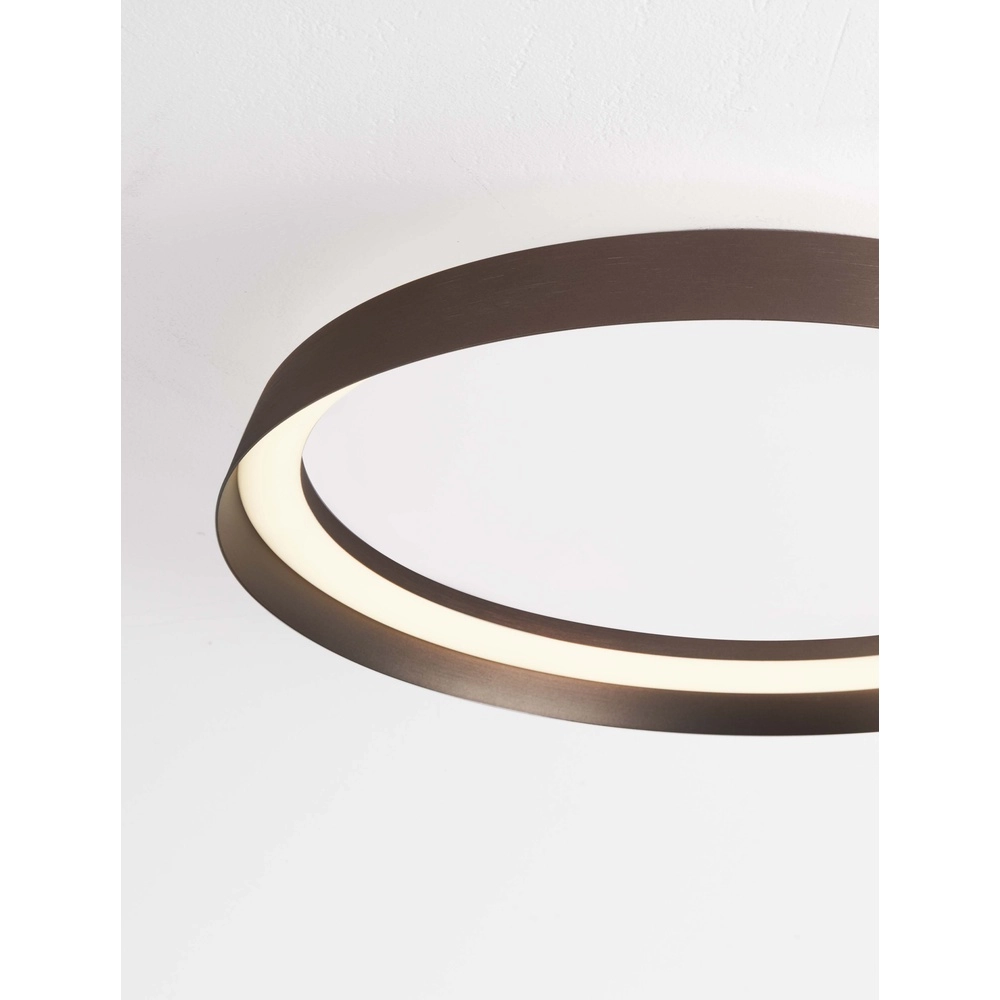 Design ceiling light Ormi Ø 45cm coffee brown Lyora 5212017463104