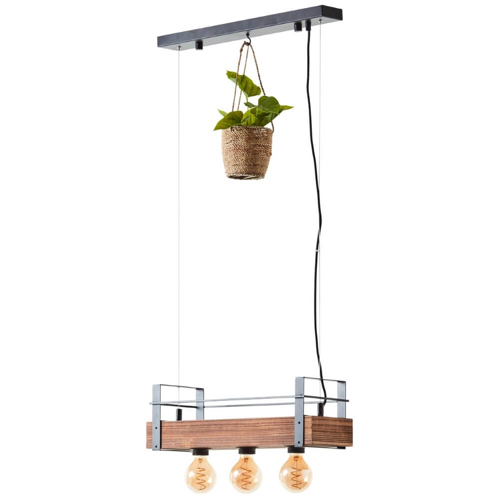 Pendant lamp Bankwood 50cm Brilliant 4004353396571