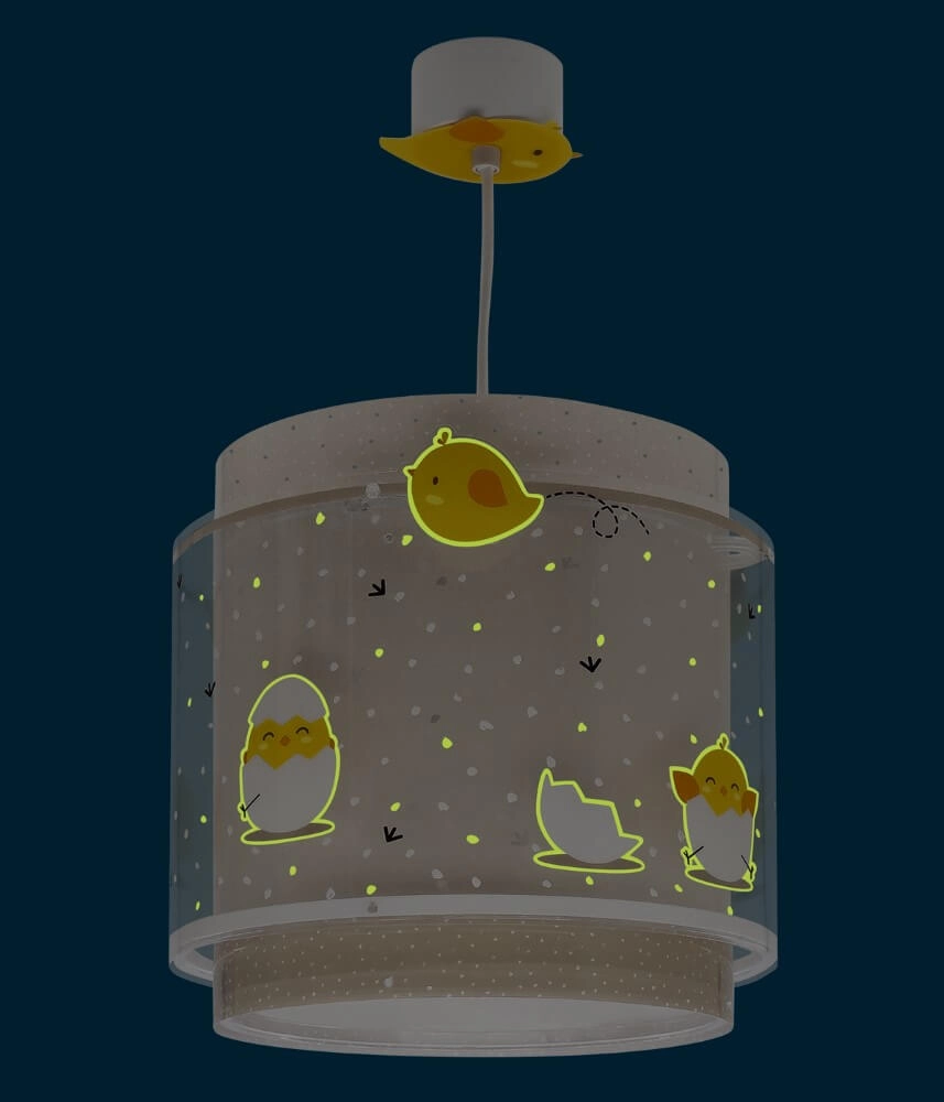 Taupe children's room hanging lamp Baby Chicken Dalber 8420406768724