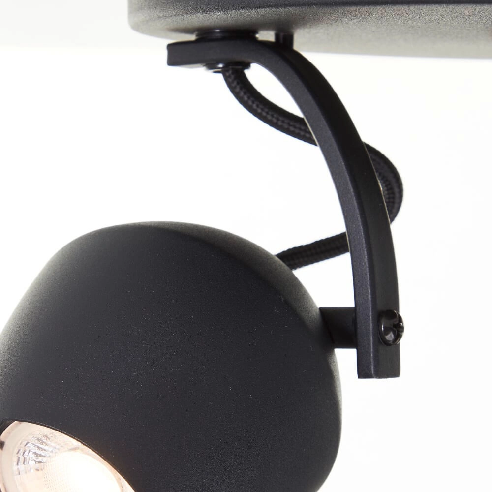 3-light surface-mounted spotlight Vertino black Brilliant 4004353441387
