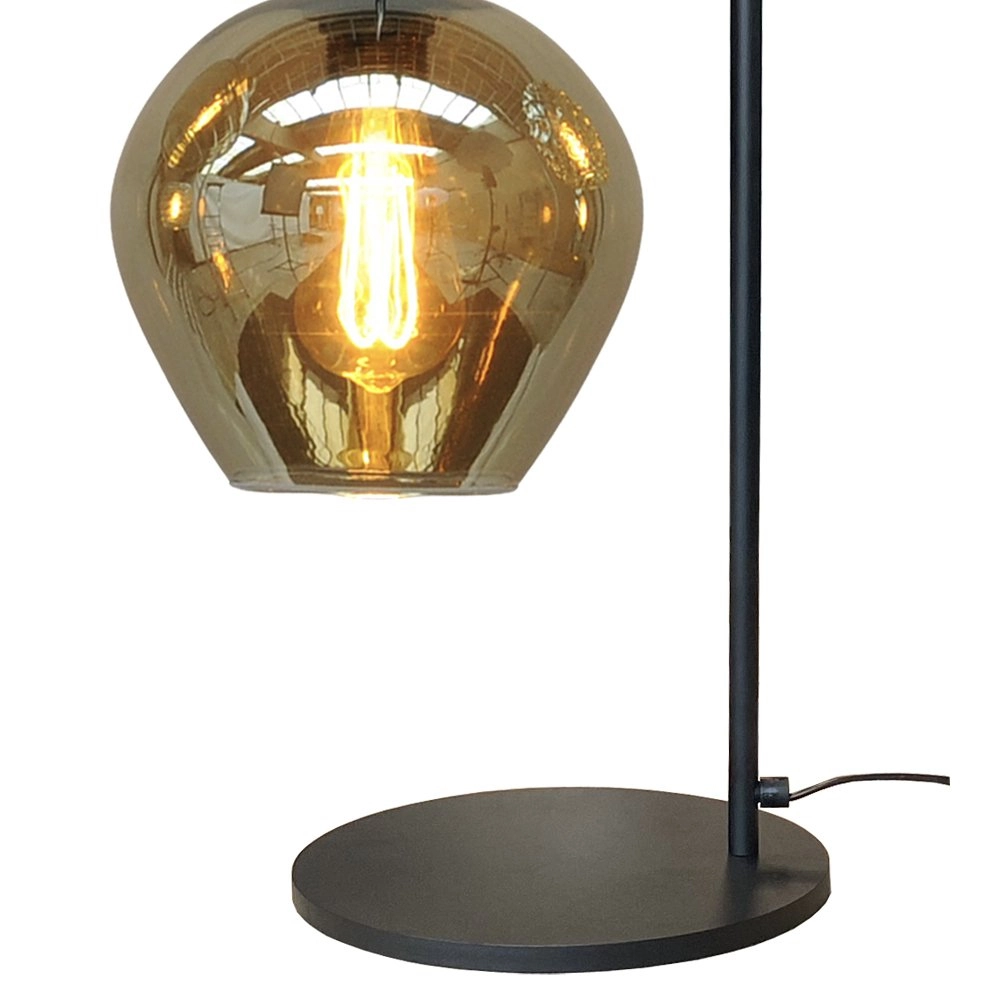 Table lamp glass Bounty black and gold Masterlight 8718121251097