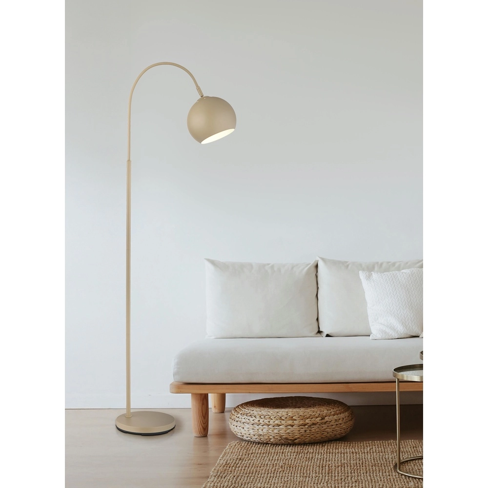 Modern floor lamp Benno sand brown Globo 9007371507566