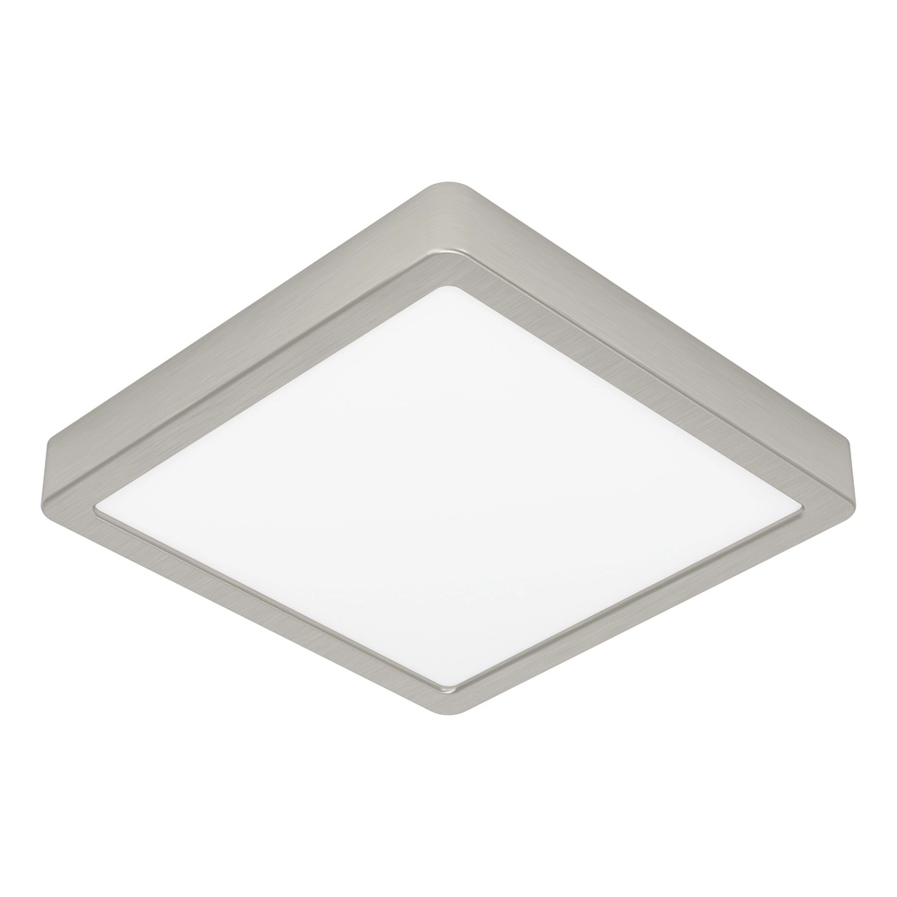 Ceiling light IP44 Fueva 6-Z Square - Stainless Steel - 22x22cm