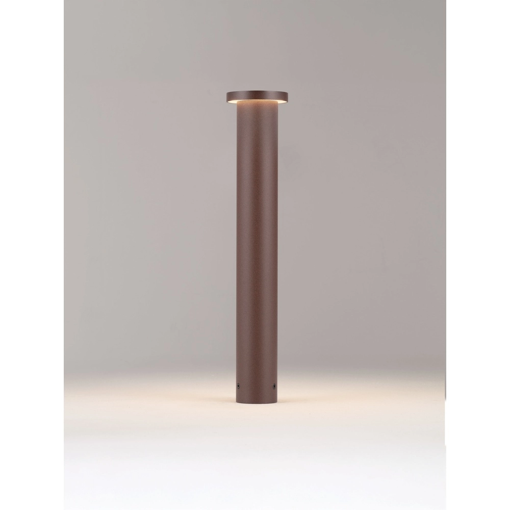 Modern path lighting Bast rust brown 45cm - 3000K Lyora 5212017497666