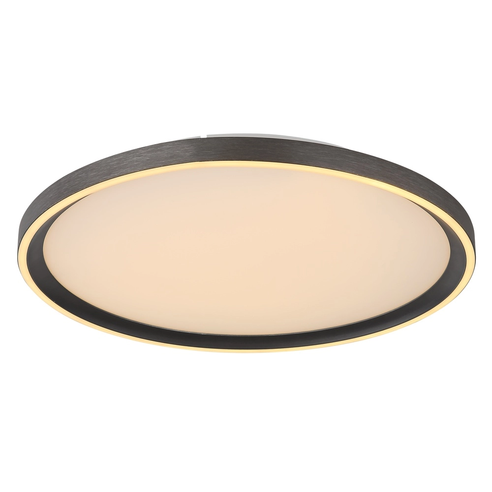 Sleek ceiling light Dublin Ø 40cm grey Globo 9007371447084