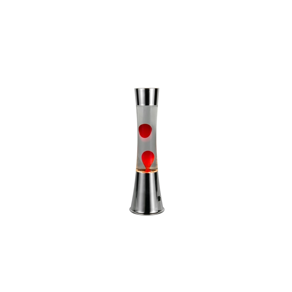 Lava lamp Etna silver with red Trio 4017807668445