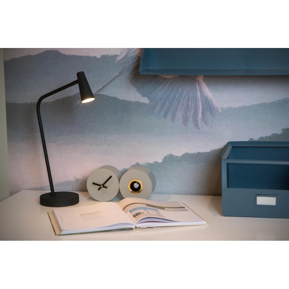 Rechargeable table lamp Stirling Black Lucide 5411212361240