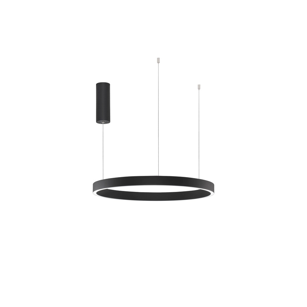 Black pendant lamp Elowen design Ø 60cm