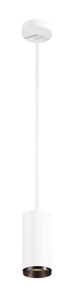 Pendant lamp Numinos M Dali white/black 2700K - 60deg