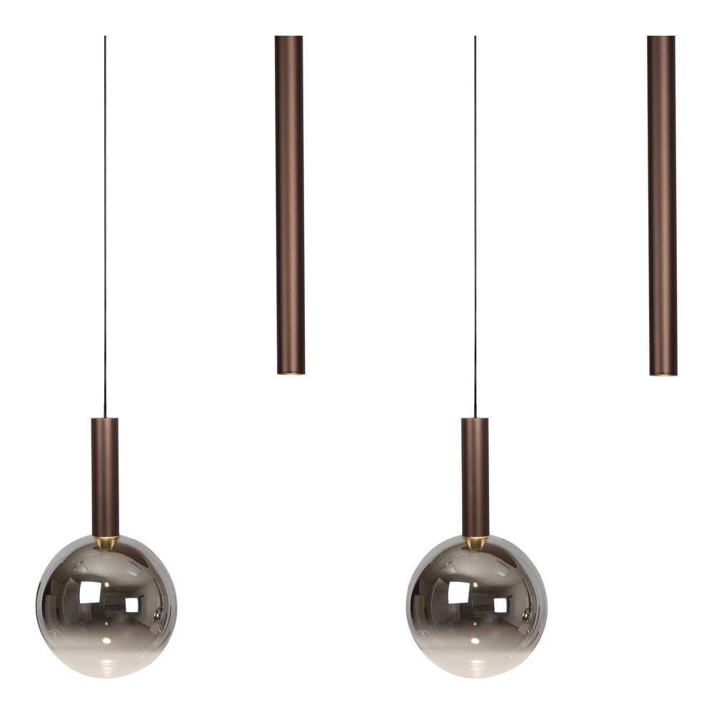 Design pendant lamp Jasmine Copper 7-lights Premium by Lucide 5411212741295