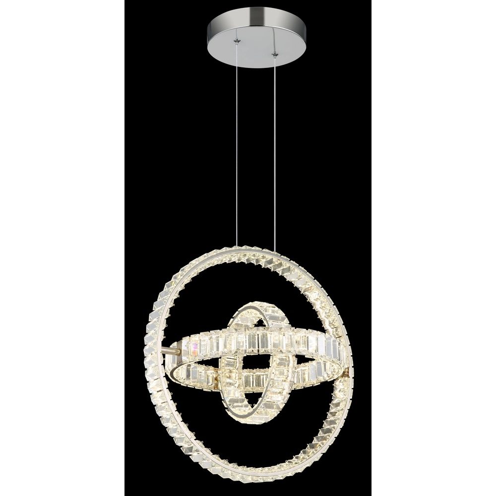 Unique pendant lamp Neil chrome Globo 9007371516414