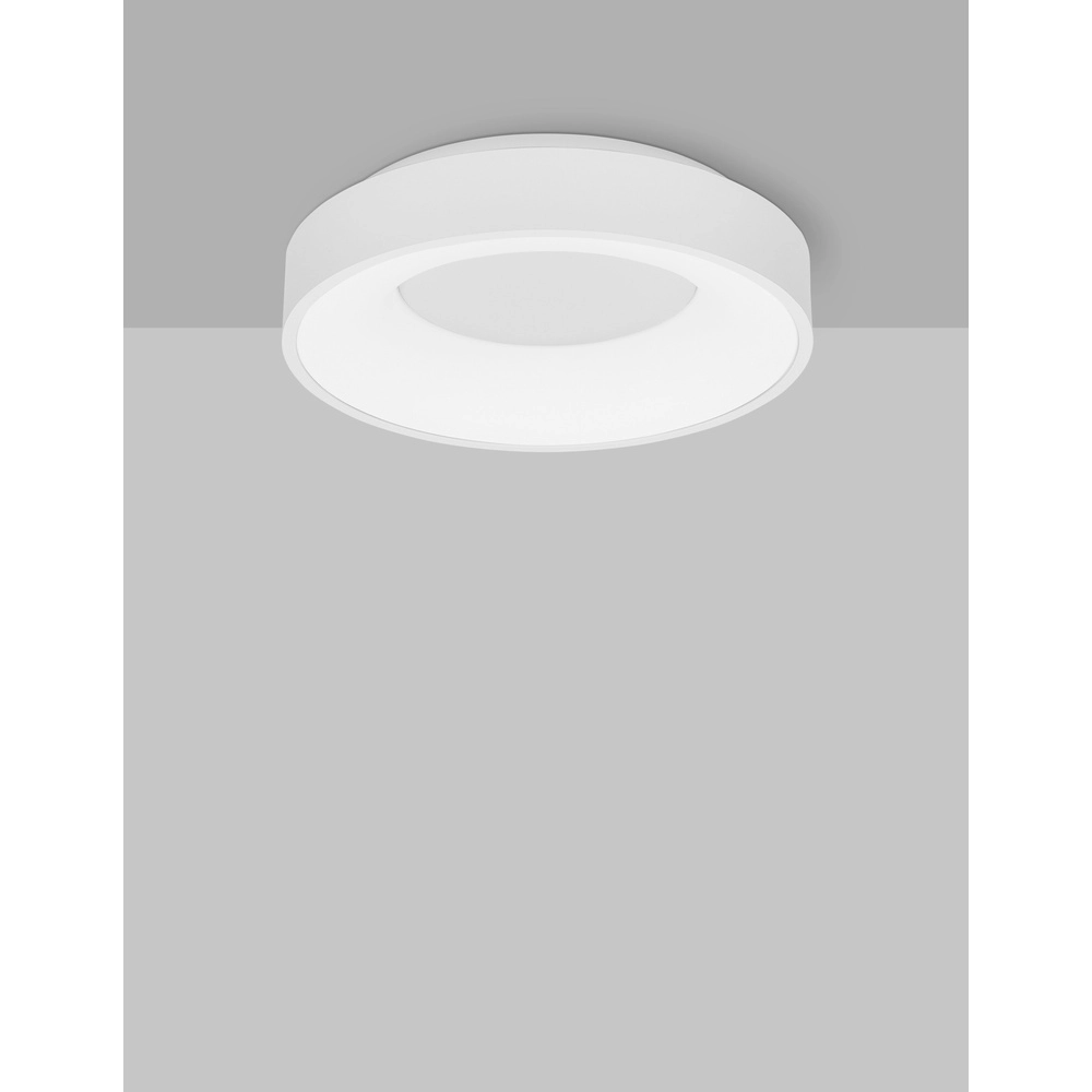 Ceiling lamp Rando Thin white Ø 38cm